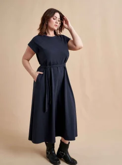 La Ligne Andie Dress Navy Online