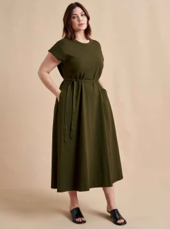 La Ligne Andie Dress Olive Hot