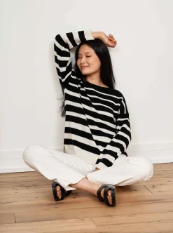 La Ligne Charlotte Sweater Black/Cream New