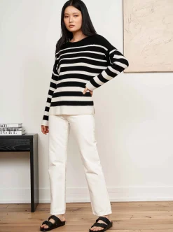 La Ligne Charlotte Sweater Black/Cream New