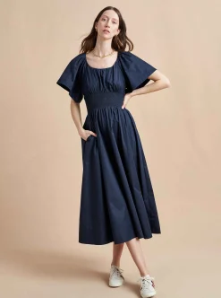 La Ligne Claire Dress Navy Online