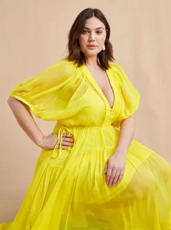 La Ligne Constance Dress Lemon Outlet