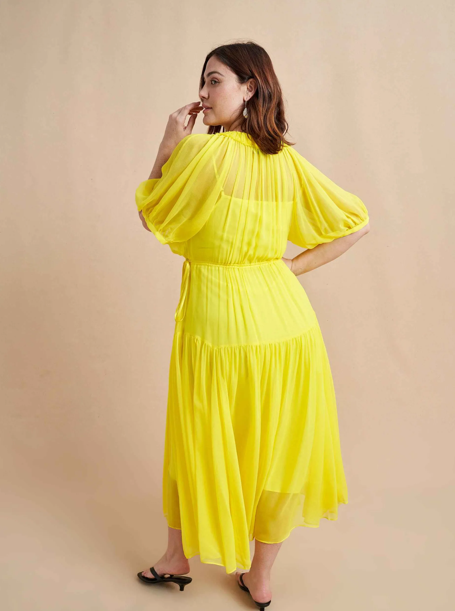 La Ligne Constance Dress Lemon Outlet