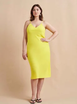 La Ligne Constance Dress Lemon Outlet