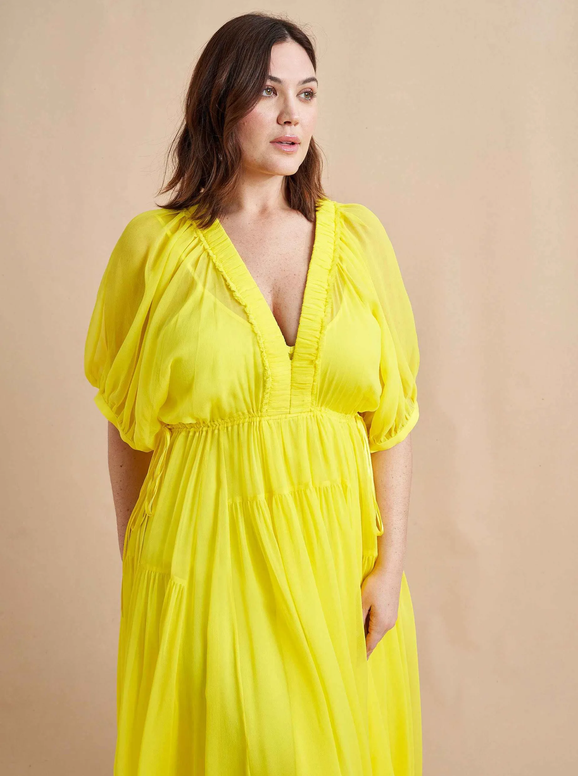 La Ligne Constance Dress Lemon Outlet