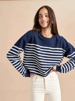 La Ligne Cropped James Sweatshirt Sale