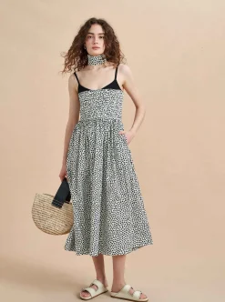 La Ligne Devon Dress Ivory/Black Clearance