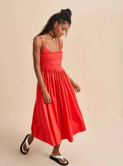 La Ligne Devon Dress Poppy Best Sale