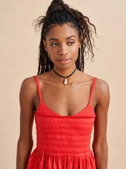 La Ligne Devon Dress Poppy Best Sale