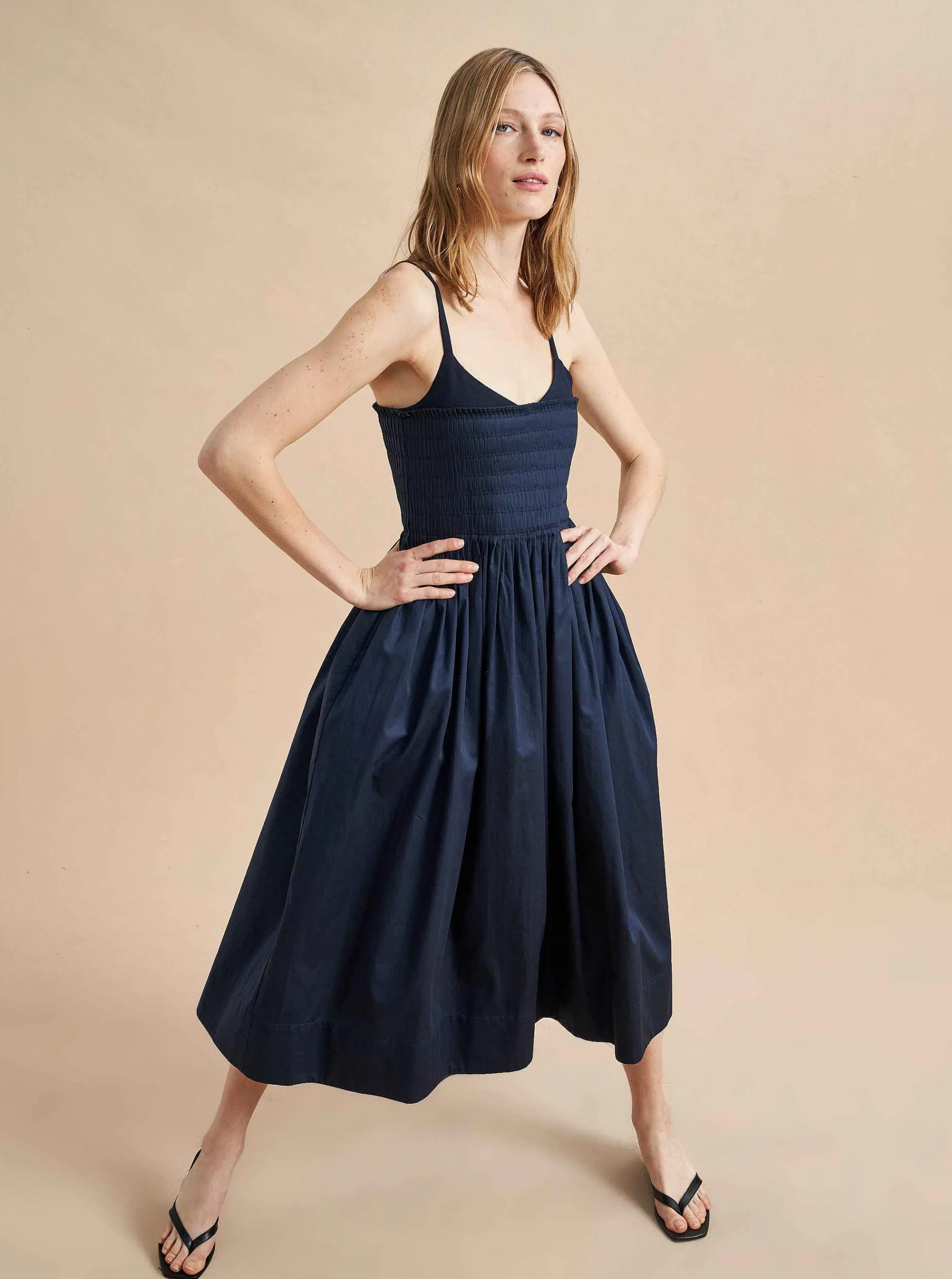 La Ligne Devon Dress Midnight Fashion