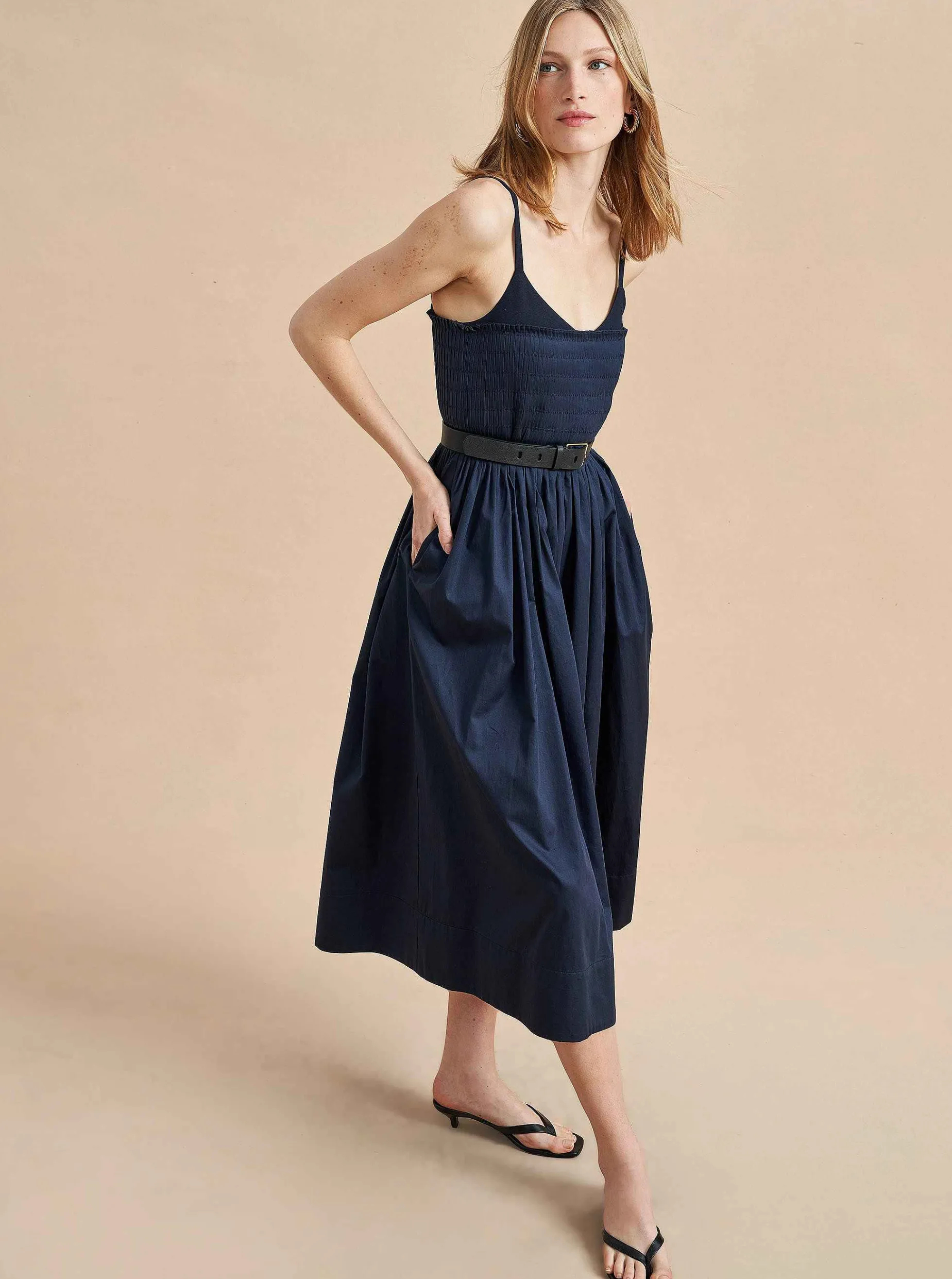 La Ligne Devon Dress Midnight Fashion