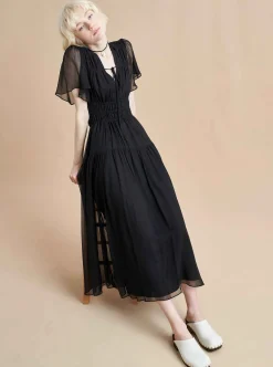 La Ligne Eleonore Dress Black Discount