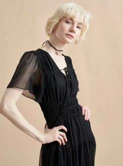La Ligne Eleonore Dress Black Discount