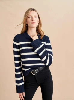 La Ligne Jack Sweater Navy/Cream Hot