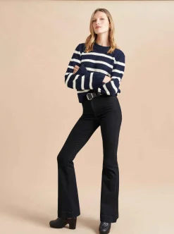 La Ligne Jack Sweater Navy/Cream Hot