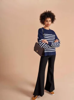La Ligne James Sweatshirt Navy/Ivory Shop
