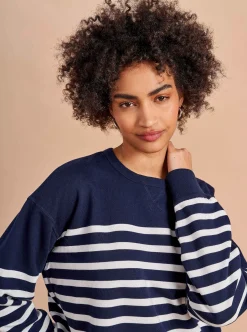 La Ligne James Sweatshirt Navy/Ivory Shop