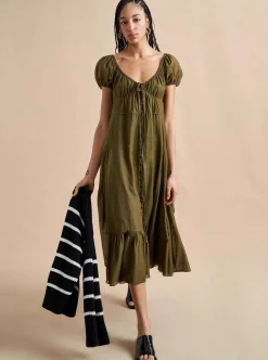 La Ligne Josie Dress Olive Online