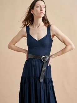 La Ligne Laura Lee Dress Navy Online
