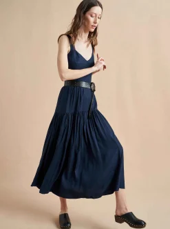 La Ligne Laura Lee Dress Navy Online
