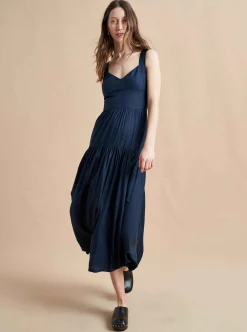 La Ligne Laura Lee Dress Navy Online
