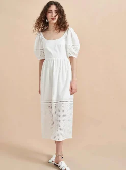 La Ligne Lulu Dress Ivory Discount