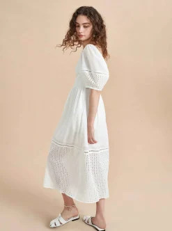 La Ligne Lulu Dress Ivory Discount