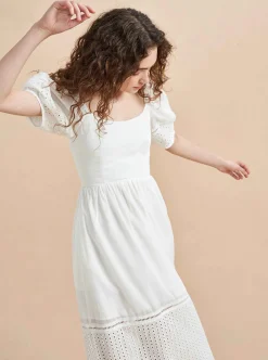 La Ligne Lulu Dress Ivory Discount