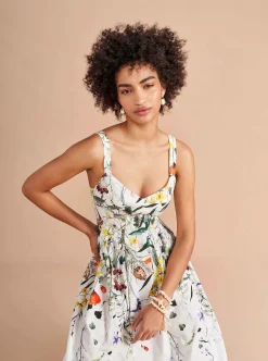 La Ligne Madeleine Dress Ivory/Floral Online