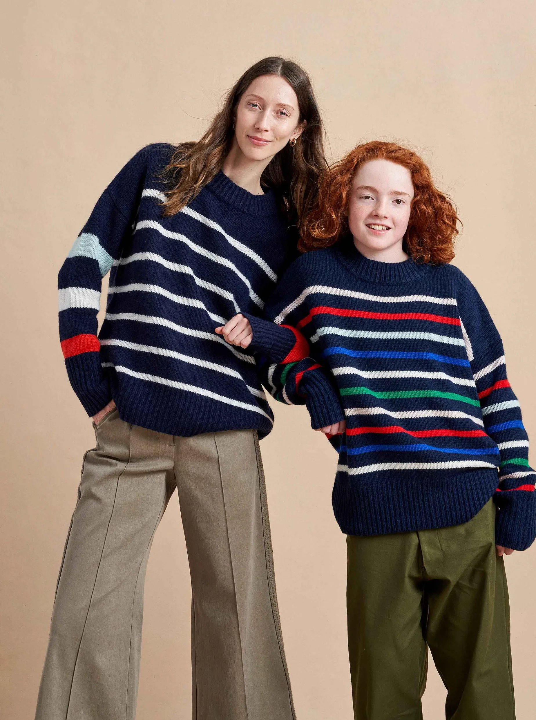 La Ligne Marin Sweater Navy/Multi Sale