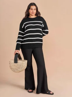 La Ligne Marina Sweater Black/White Sale