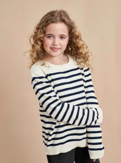 La Ligne Marini Sweater Cream/Navy Cheap