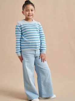 La Ligne Marini Sweater Pale Blue Clearance