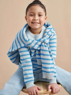 La Ligne Marini Sweater Pale Blue Clearance