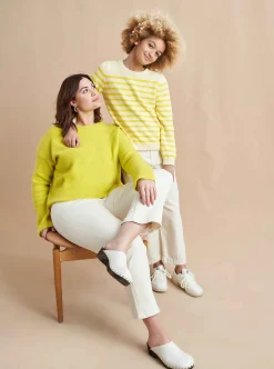 La Ligne Marini Sweater Yellow Flash Sale