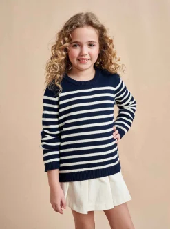 La Ligne Marini Sweater Navy/Cream Sale