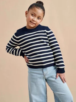 La Ligne Marini Sweater Navy/Cream Sale