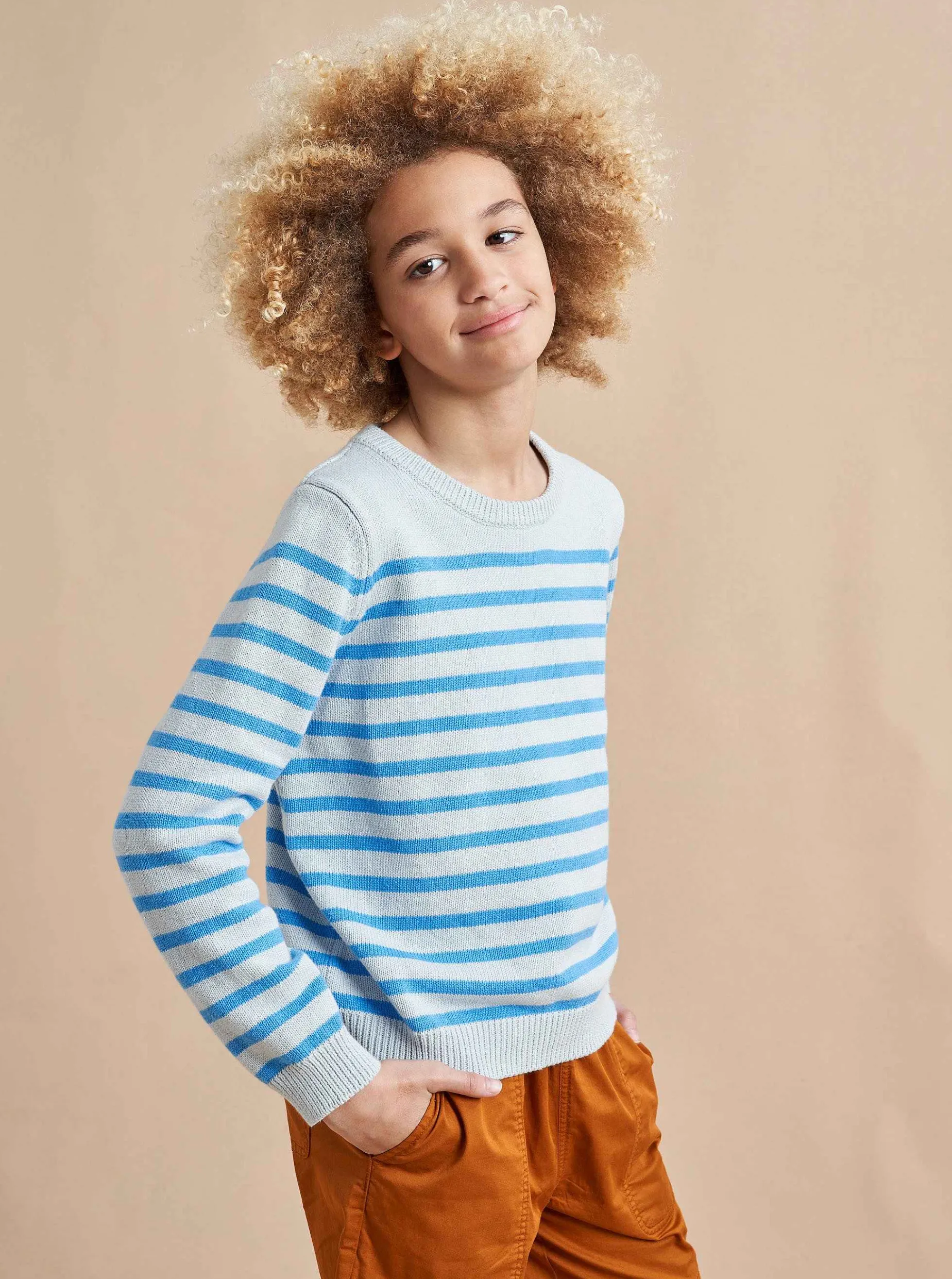La Ligne Marini Sweater Pale Blue Shop