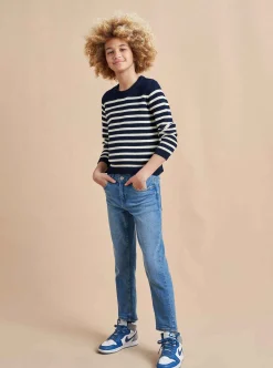 La Ligne Marini Sweater Navy/Cream Online