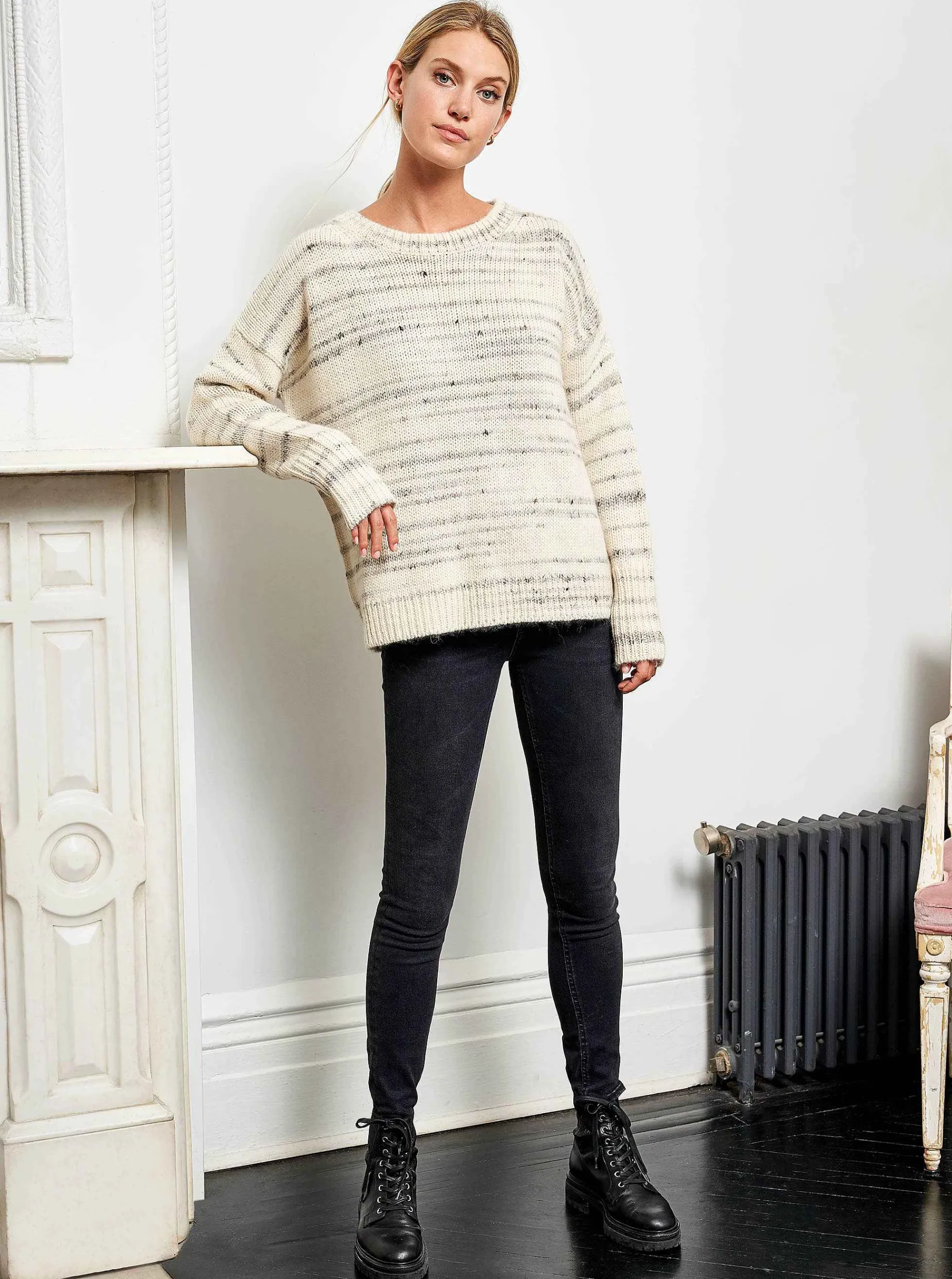 La Ligne Melange Marin Sweater Flash Sale