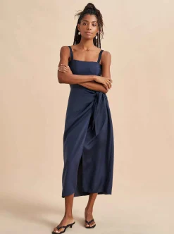 La Ligne Mia Dress Navy Online