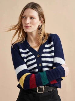 La Ligne Mini Marin Cardigan Multi/Navy Sale