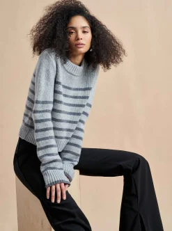La Ligne Mini Marin Sweater Grey/Dark Grey Hot