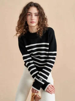 La Ligne Mini Marin Sweater Ice/Lime Cheap