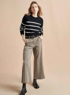 La Ligne Mini Marina Sweater Black/Cream Outlet