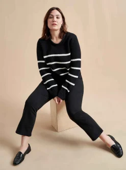 La Ligne Mini Marina Sweater Black/Cream Outlet