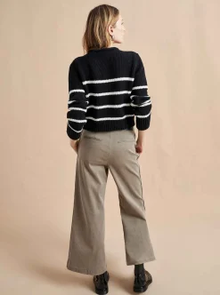 La Ligne Mini Marina Sweater Black/Cream Outlet