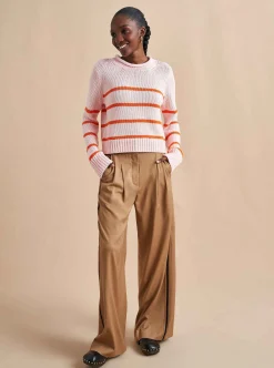 La Ligne Mini Marina Sweater Blush/Tangerine Hot