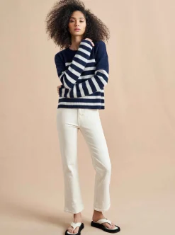 La Ligne Mini Striped Toujours Sweater Navy/Cream Best