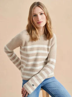 La Ligne Mini Striped Toujours Sweater Navy/Cream Best